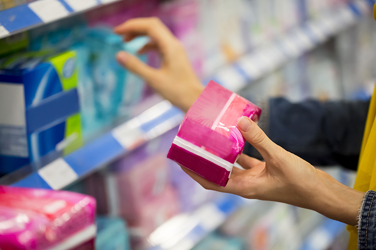 Hormone-Disruptive Chemicals Found in Sanitary Pads and Pantyliners